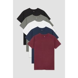 Tailored Athlete Basic T-Shirt Bundle 5 Pack Mens XL Muscle Fit Raglan Tee Multi